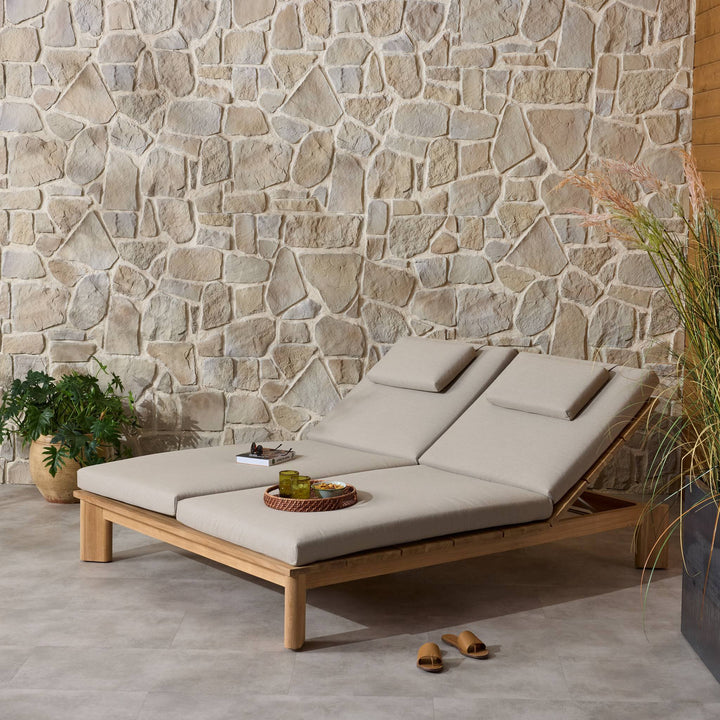 Four Hands - Sterling Outdoor Double Chaise - 252572-001 | American Home Furniture