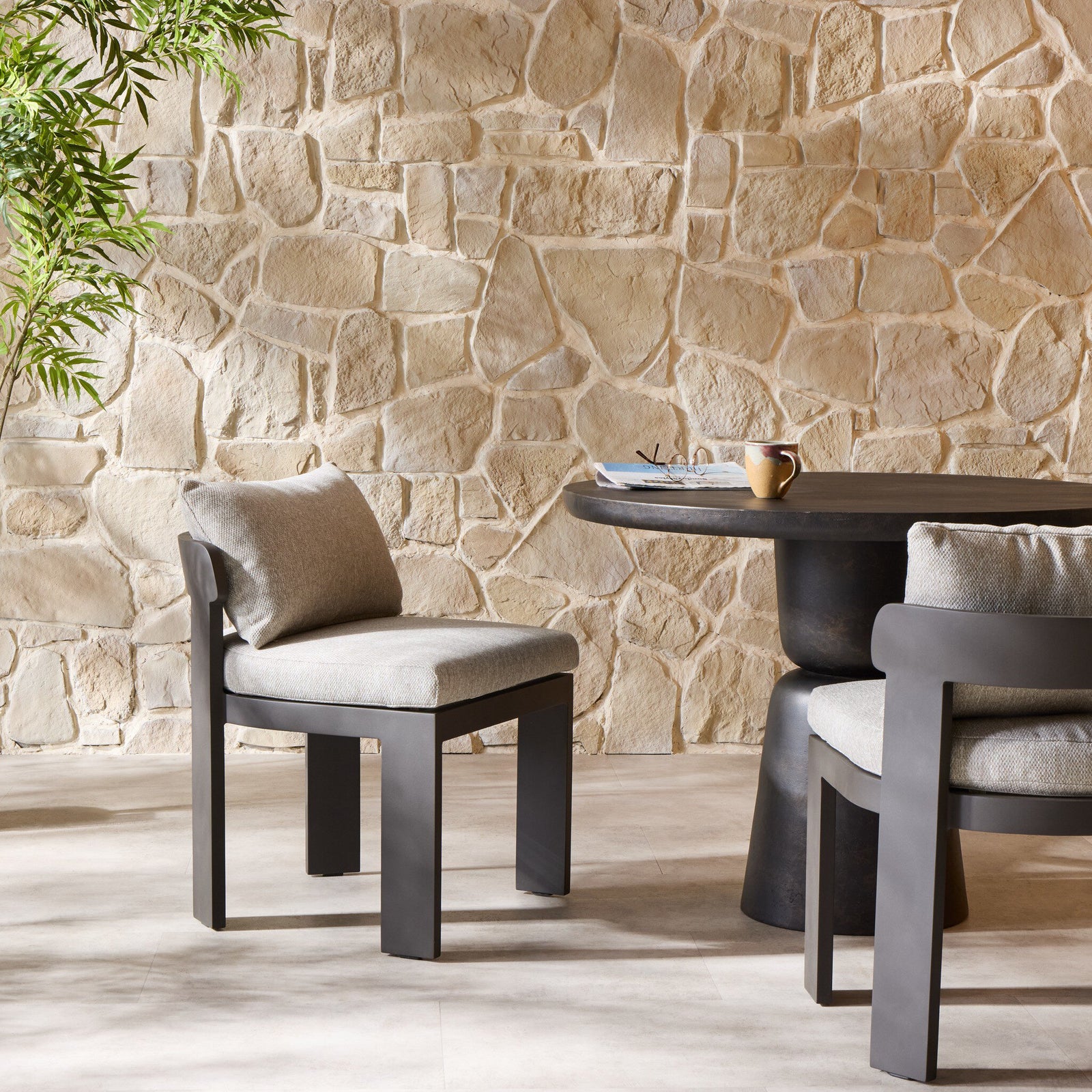 Four Hands - Jackson Outdoor Armless Metal Dining Chair - 252844-002 | American Home Furniture