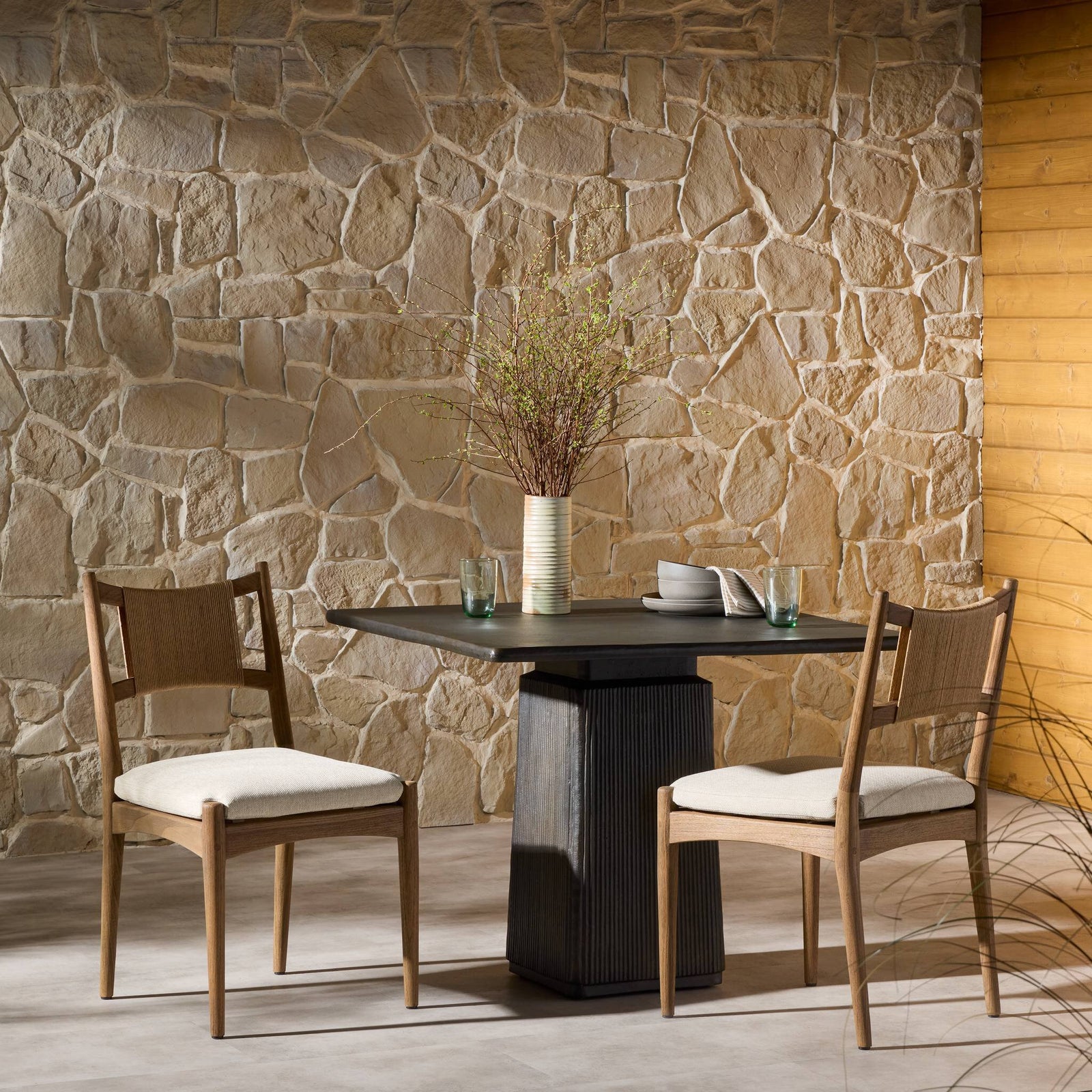 Four Hands - Haddon Outdoor Dining Chair - 252858-001 | American Home Furniture