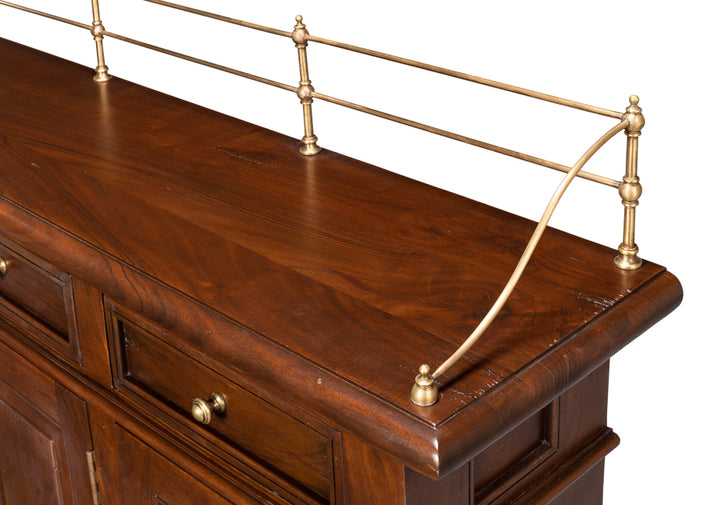 American Home Furniture | Sarreid - Covent Gardens Sideboard - Walnut