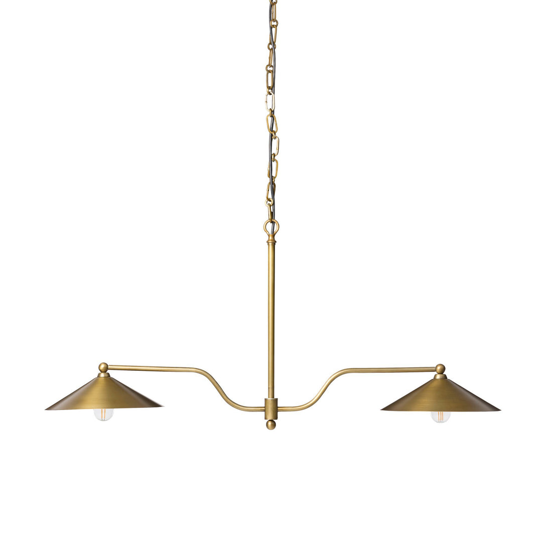 Four Hands - Brecken Linear Chandelier - 253192-001 | American Home Furniture
