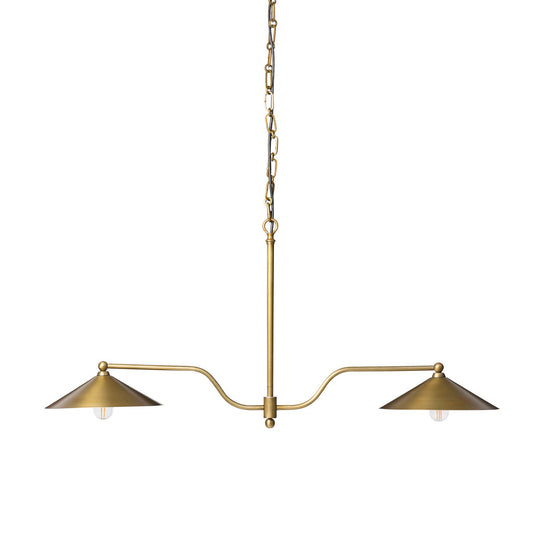 Four Hands - Brecken Linear Chandelier - 253192-001 | American Home Furniture
