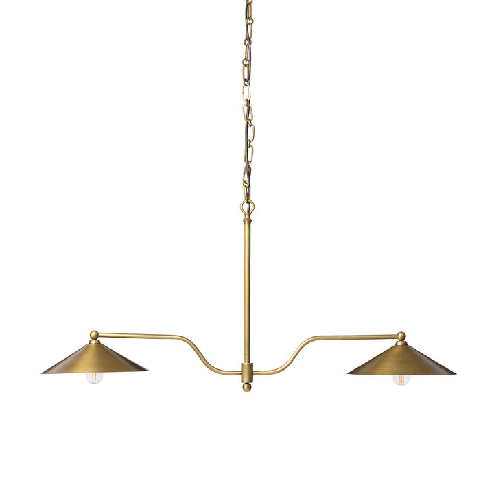 Four Hands - Brecken Linear Chandelier - 253192-001 | American Home Furniture