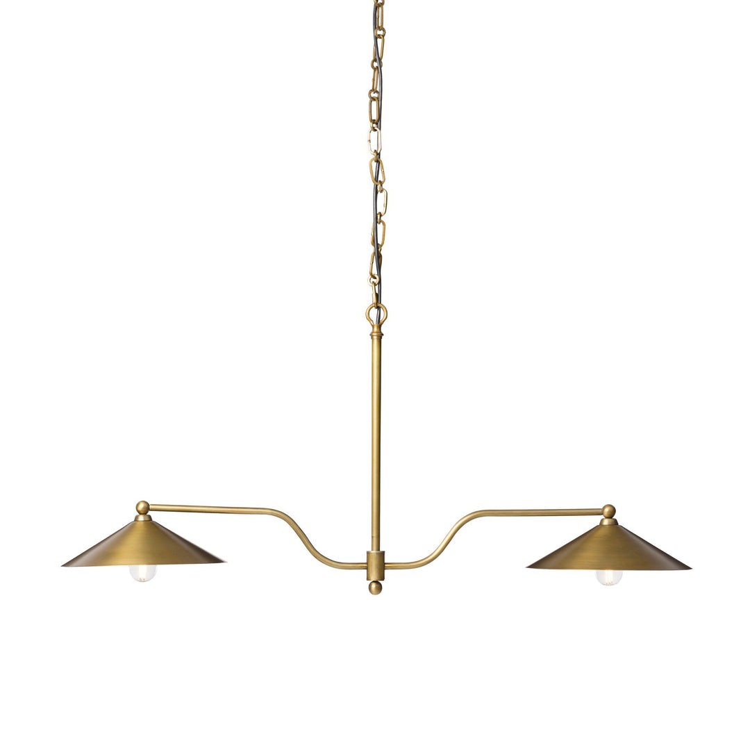 Four Hands - Brecken Linear Chandelier - 253192-001 | American Home Furniture