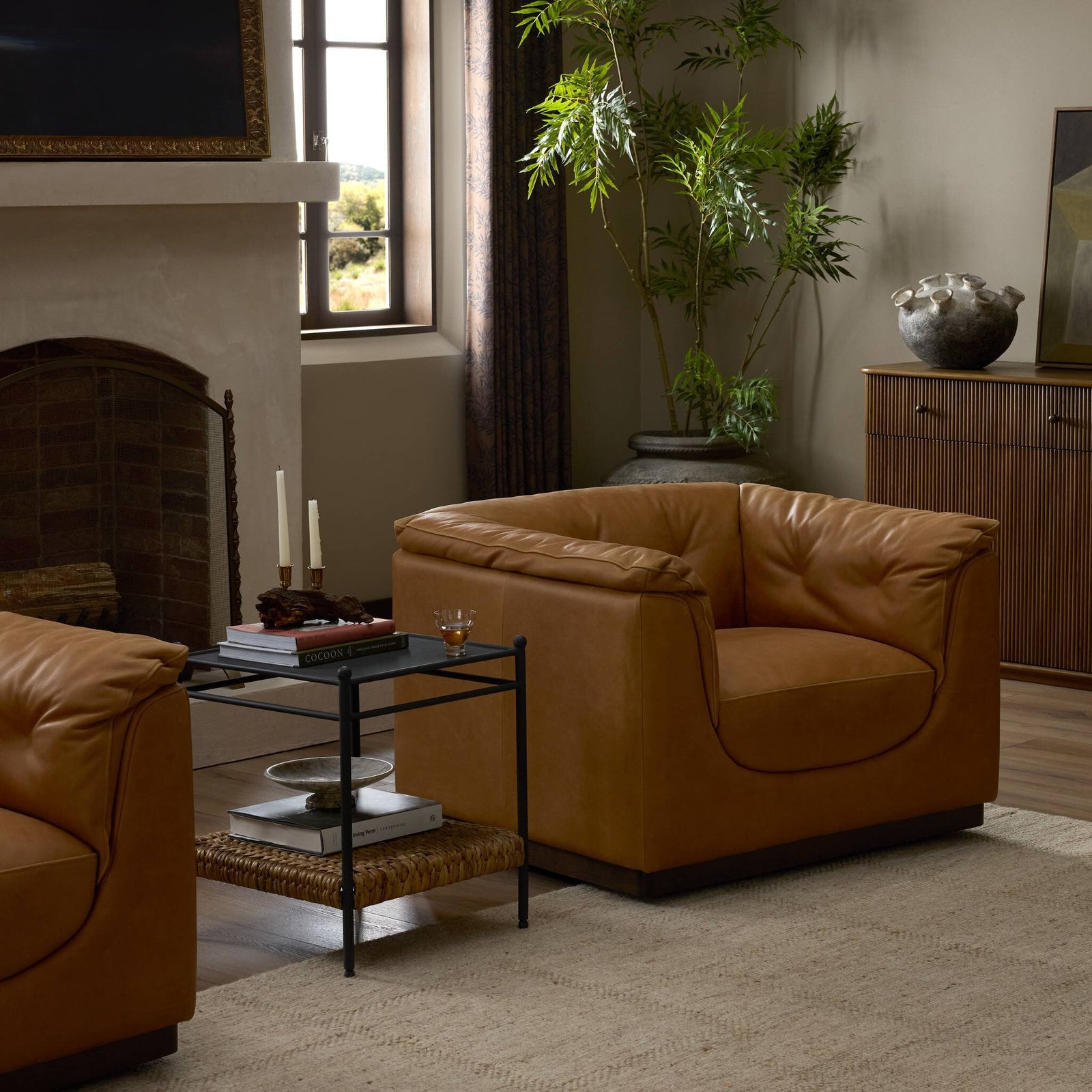 Four Hands - Santino Swivel Chair - 253351-002 | American Home Furniture