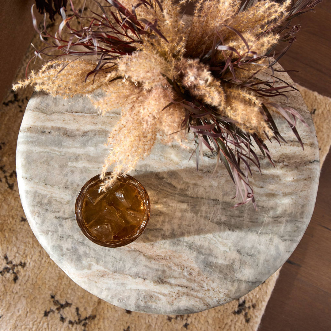 Four Hands - Waylie Small Marble End Table - 253434-001 | American Home Furniture