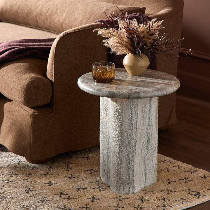 Four Hands - Waylie Small Marble End Table - 253434-001 | American Home Furniture