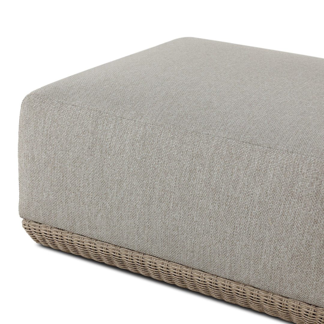 Four Hands - Evander Outdoor Ottoman Piece - 253476-001 | American Home Furniture