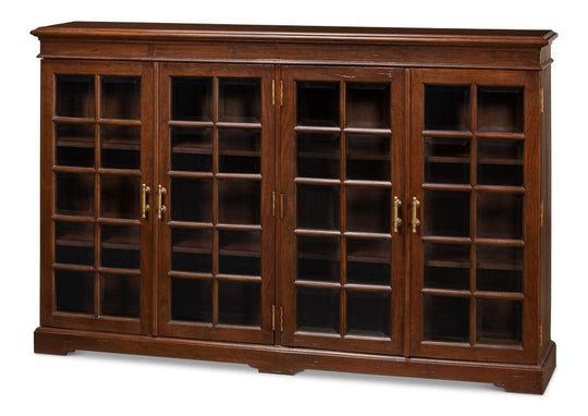 Sarreid Carmel-By-The-Sea Bookcase - Walnut BOOKCASES + SHELVES
