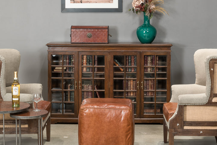 American Home Furniture | Sarreid - Carmel-By-The-Sea Bookcase - Walnut