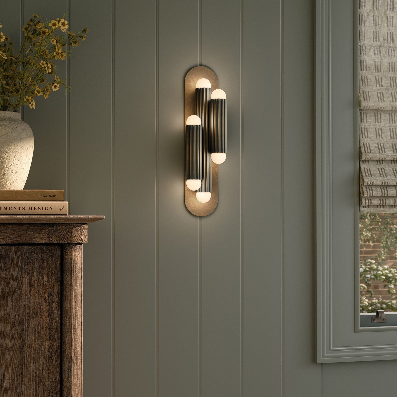 Four Hands - Vesta Triple Sconce - 254124-001 | American Home Furniture