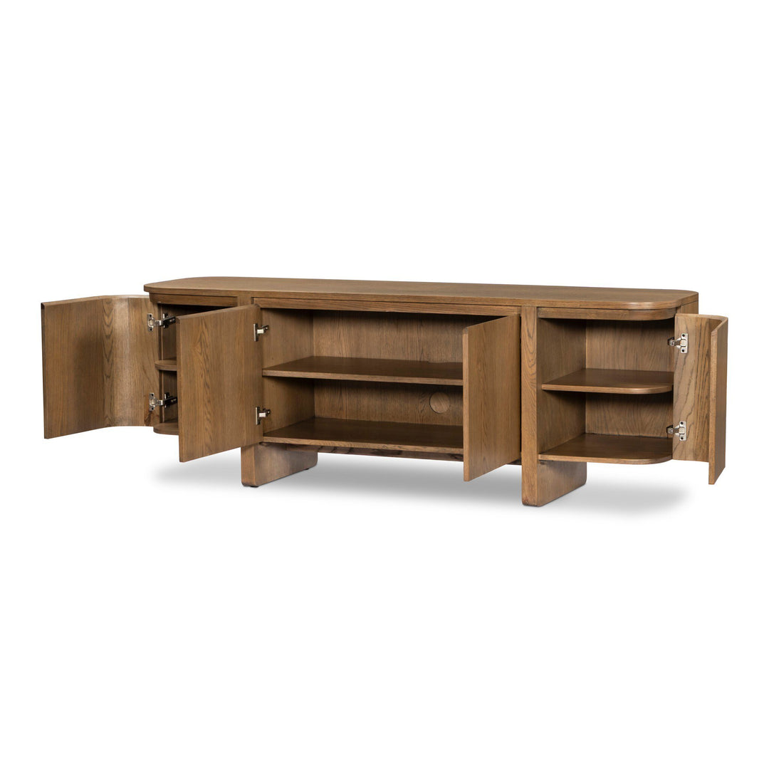Four Hands - Elle 4 Door Media Console - 254320-001 | American Home Furniture