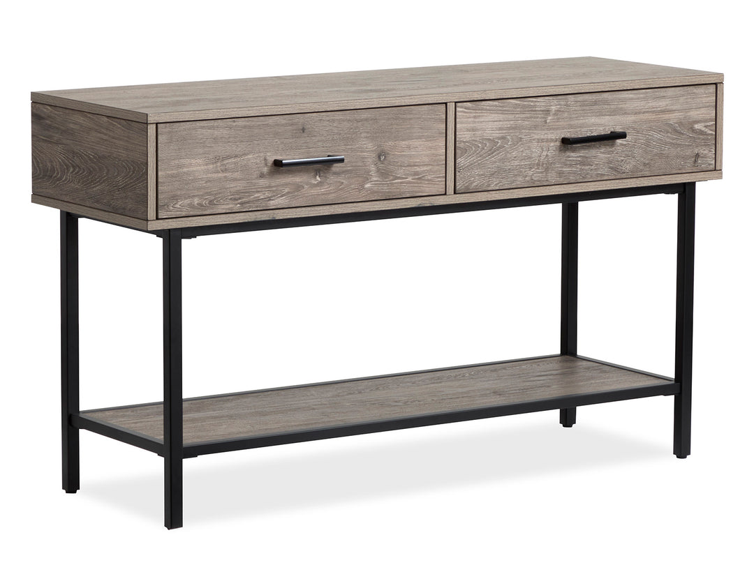 Fenwick Whitetail Brown And Smoke Glass Rectangular Sofa Table - T5962-73