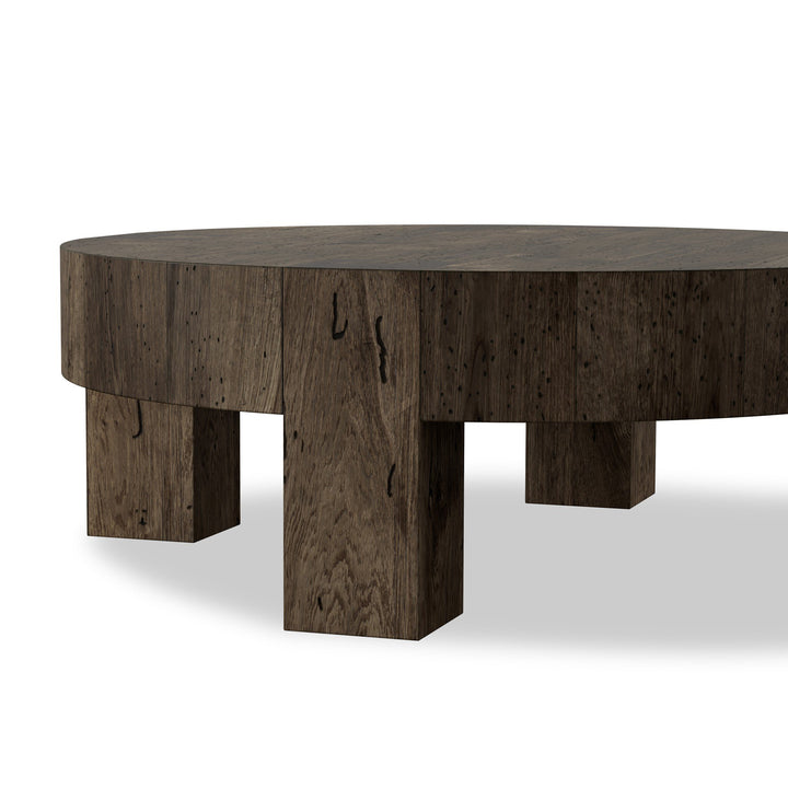 Four Hands - Abaso Round Coffee Table 42" - 255504-002 | American Home Furniture