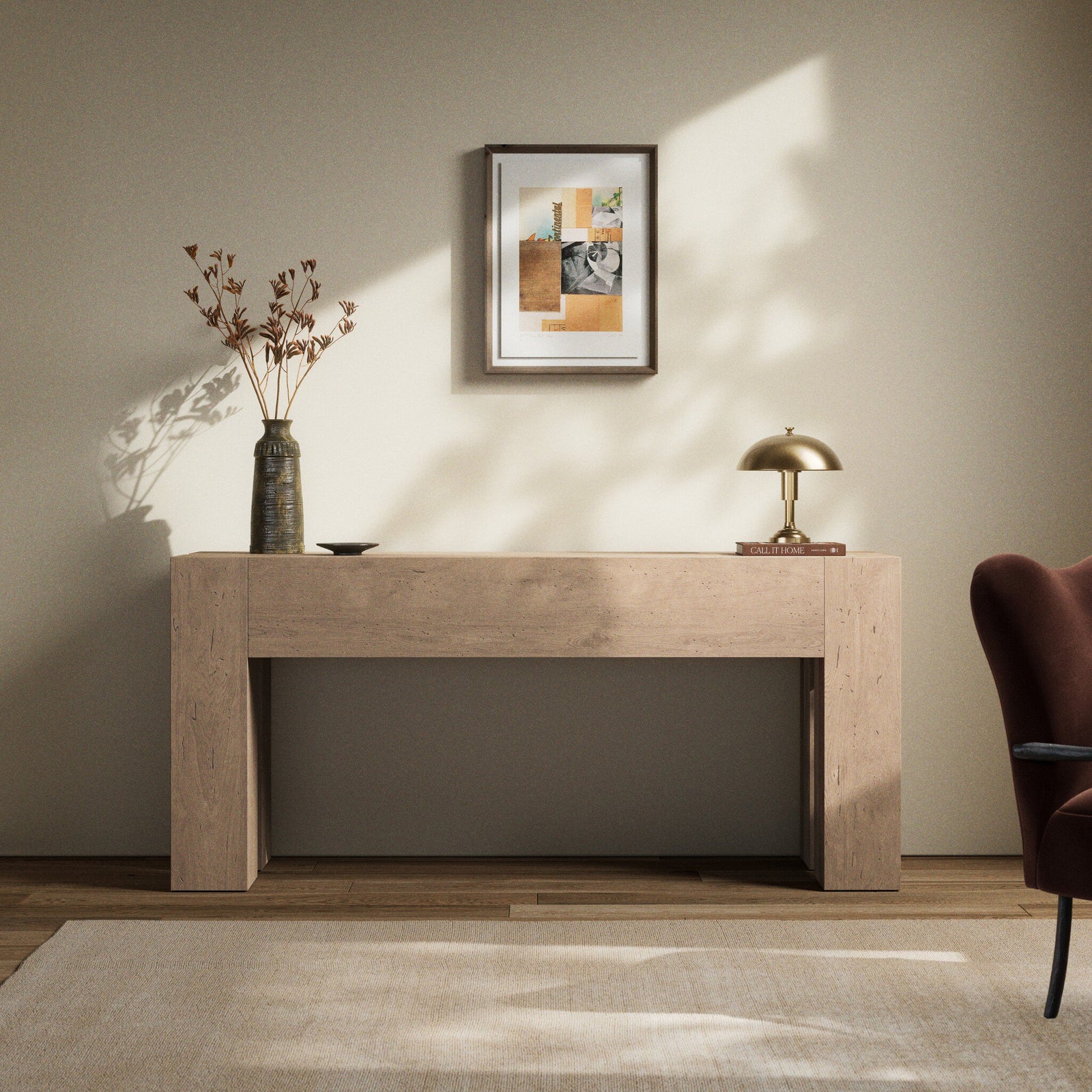 Four Hands - Abaso Small Console Table - 255536-003 | American Home Furniture