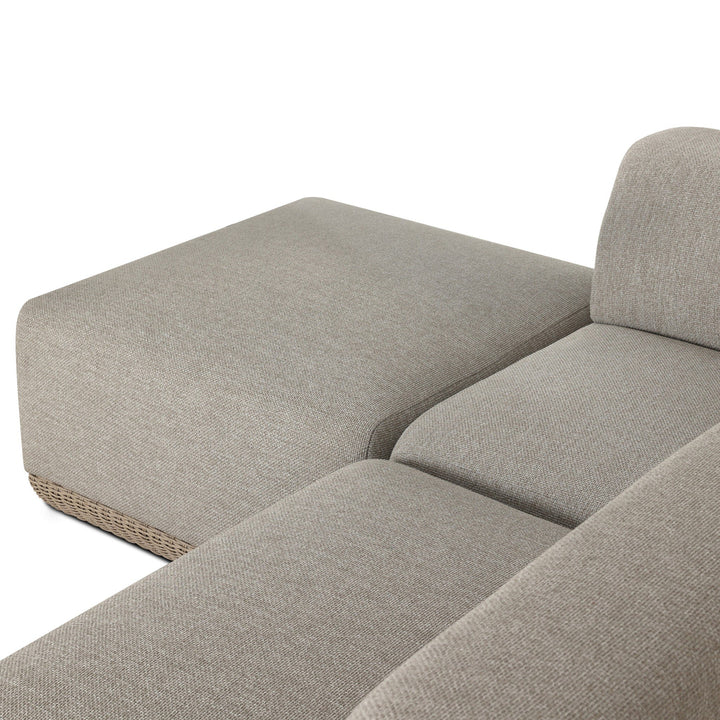 Four Hands - Evander Outdoor 3 Pc Sectional w/ Ottoman - 255899-001 | American Home Furniture