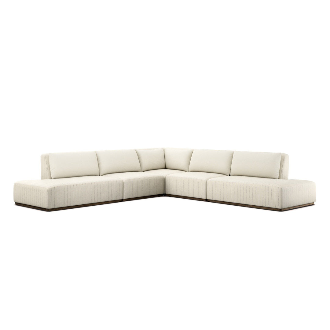 Four Hands - Adler Outdoor 5PC Sectional - 256215-001 | American Home Furniture