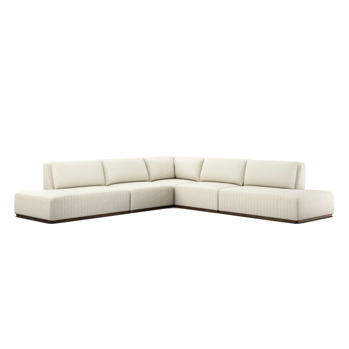 Four Hands - Adler Outdoor 5PC Sectional - 256215-001 | American Home Furniture