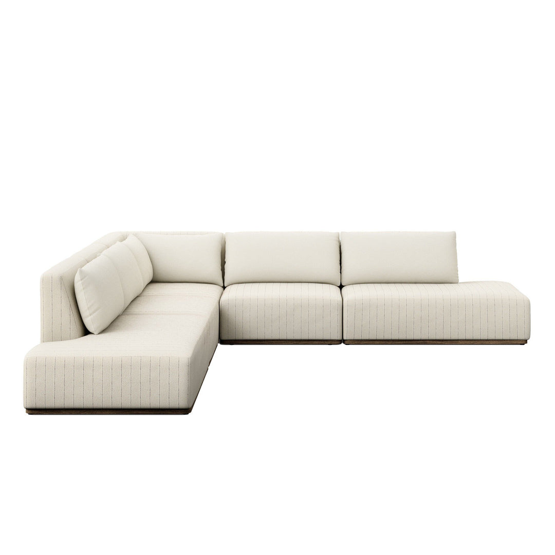 Four Hands - Adler Outdoor 5PC Sectional - 256215-001 | American Home Furniture