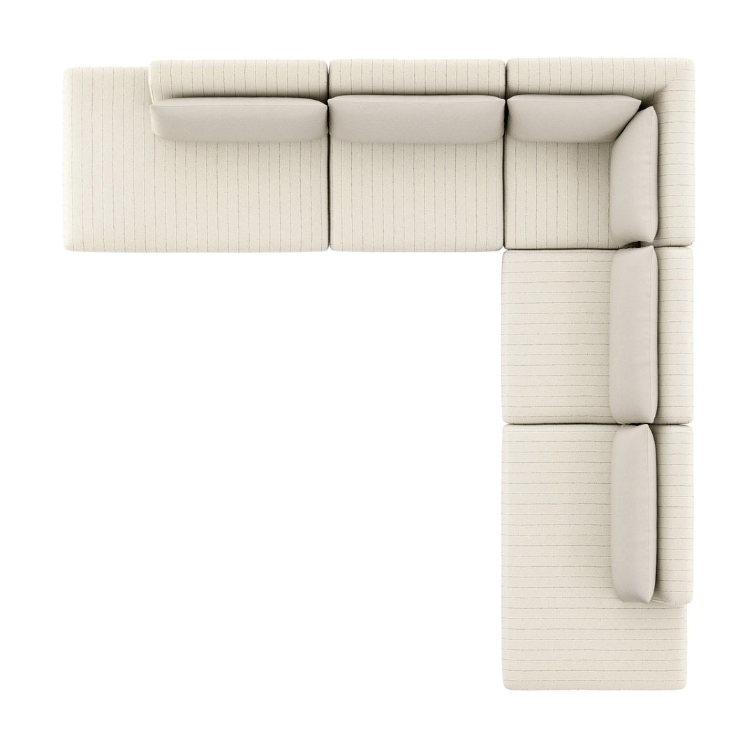 Four Hands - Adler Outdoor 5PC Sectional - 256215-001 | American Home Furniture