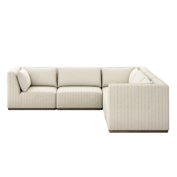 Four Hands - Adler Outdoor 5PC Sectional - 256216-001 | American Home Furniture