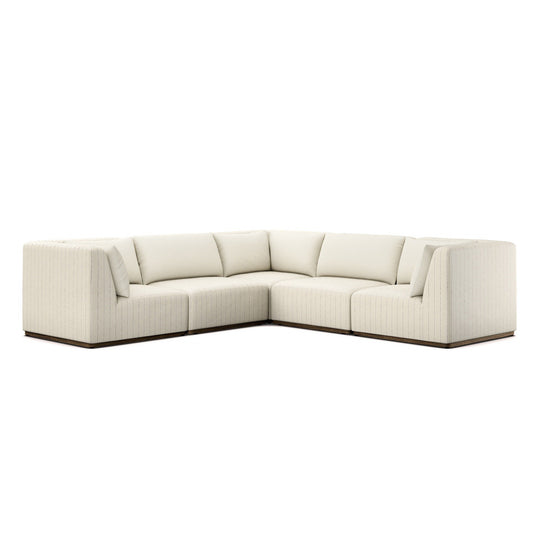 Four Hands - Adler Outdoor 5PC Sectional - 256216-001 | American Home Furniture