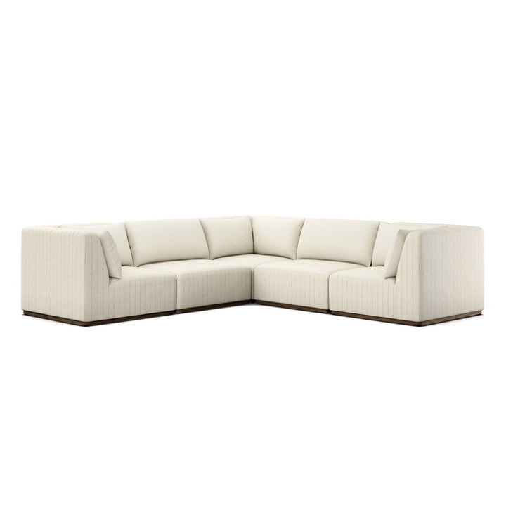 Four Hands - Adler Outdoor 5PC Sectional - 256216-001 | American Home Furniture
