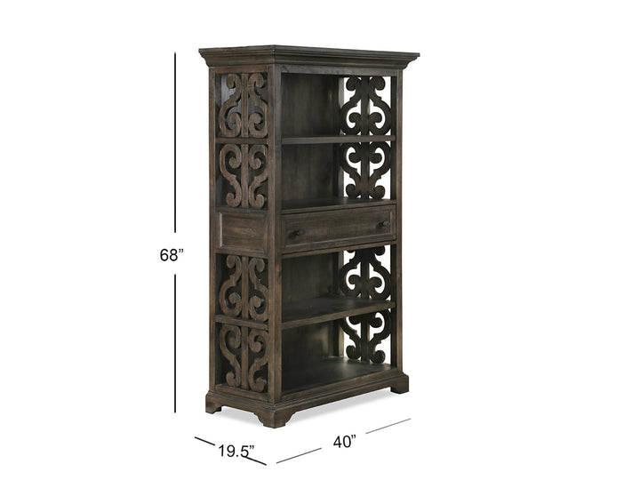 Bellamy Peppercorn Bookcase - H2491-20