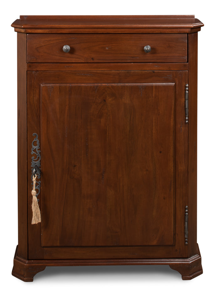 American Home Furniture | Sarreid - Dante Hall Cabinet - Walnut