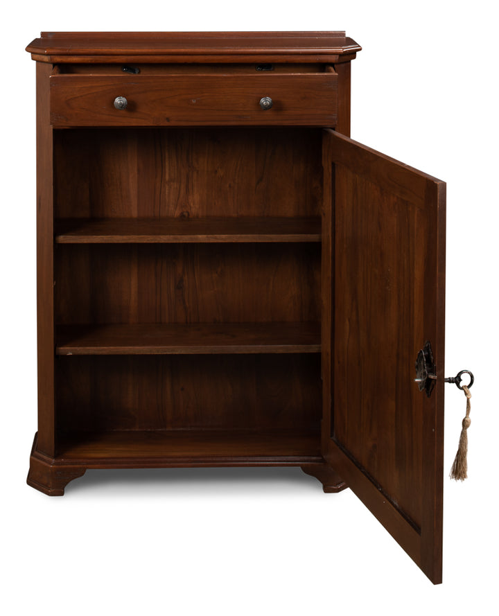 American Home Furniture | Sarreid - Dante Hall Cabinet - Walnut