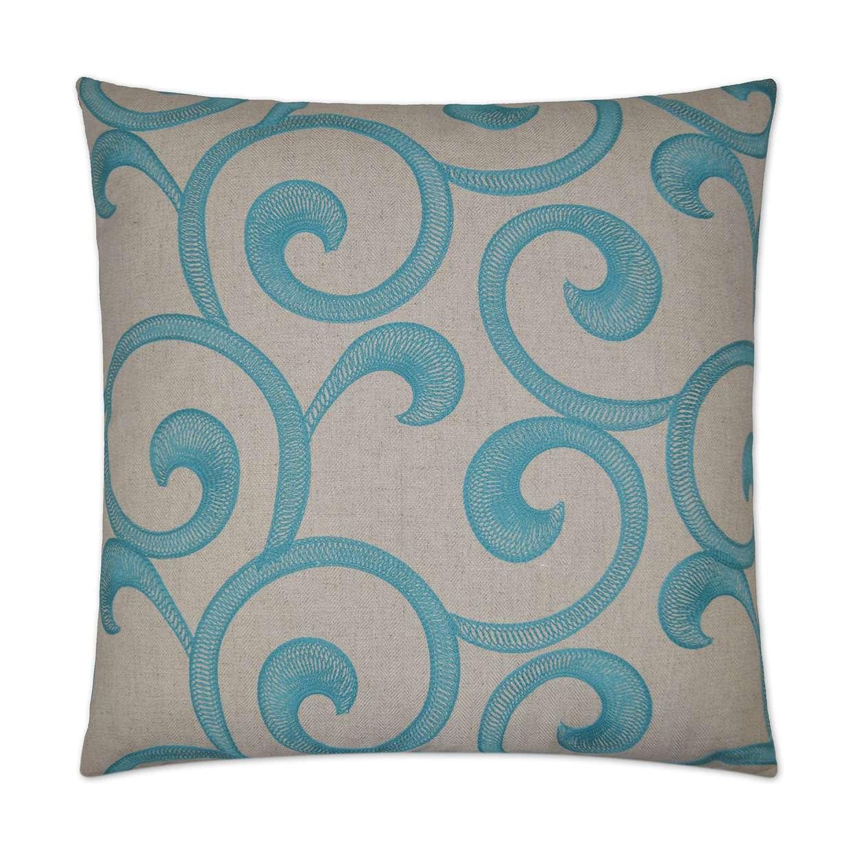 D.V. KAP Home - Hampton Scroll Pillow - 2584-2424 | American Home Furniture