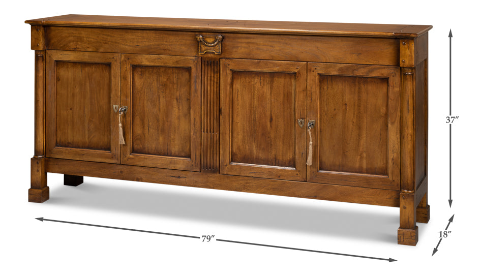 American Home Furniture | Sarreid - Caracole Credenza - Fruitwood