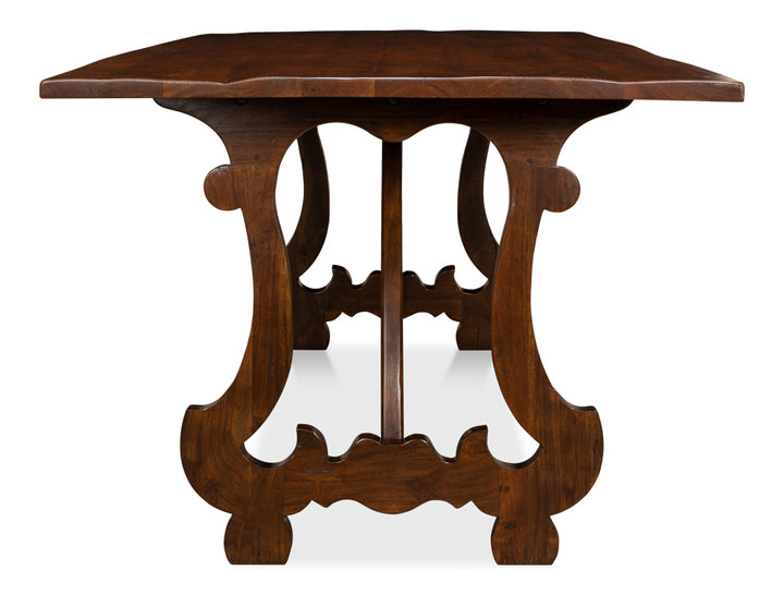 American Home Furniture | Sarreid - Calambac Dining Table - Walnut