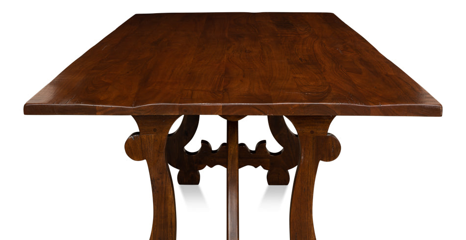 American Home Furniture | Sarreid - Calambac Dining Table - Walnut