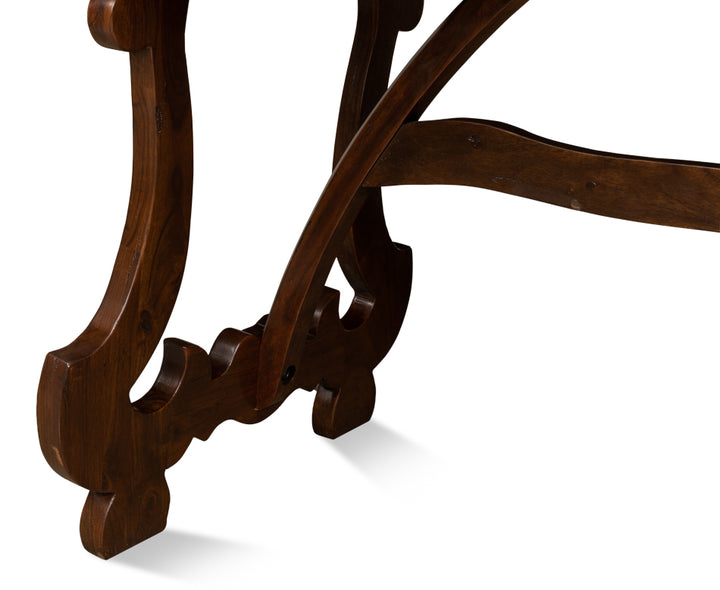 American Home Furniture | Sarreid - Calambac Dining Table - Walnut