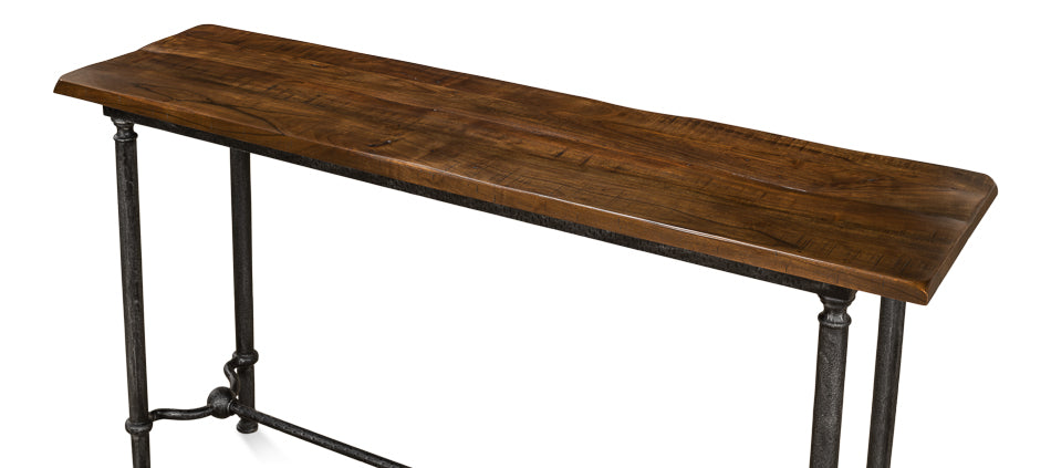 American Home Furniture | Sarreid - Layton Lodge Console Table - Natural Fnsh