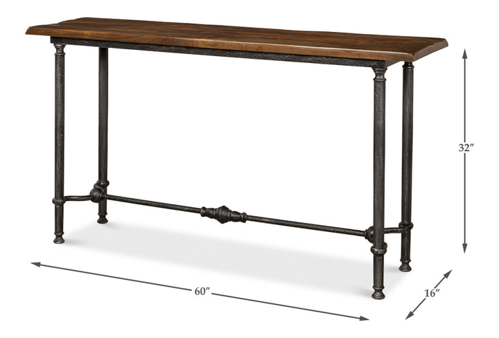 American Home Furniture | Sarreid - Layton Lodge Console Table - Natural Fnsh