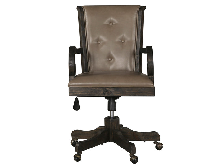 Bellamy Peppercorn Fully Upholstered Swivel Chair - H2491-83