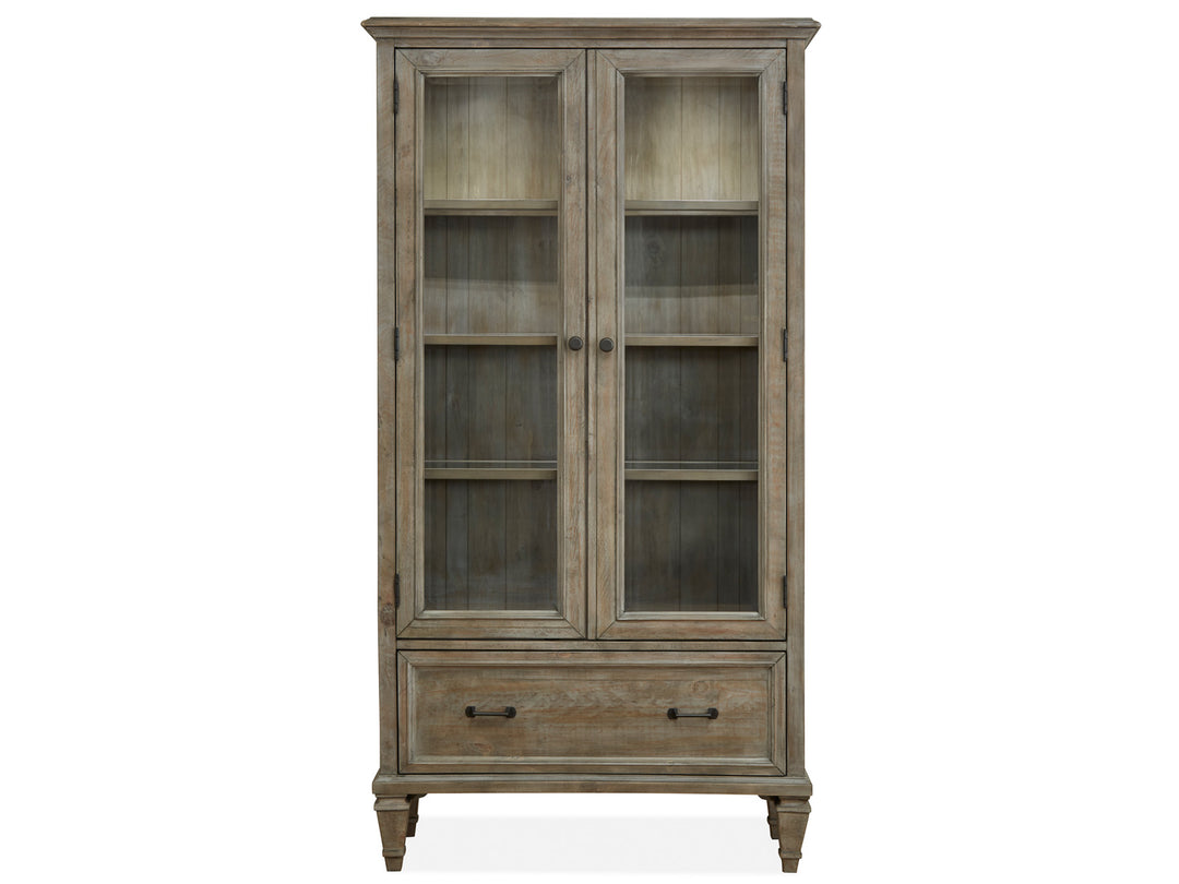 Lancaster Dovetail Grey Door Bookcase - H4352-22