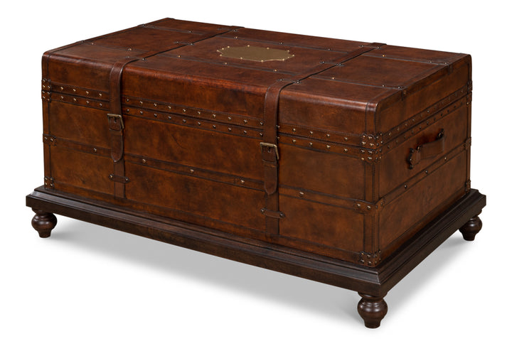 American Home Furniture | Sarreid - Laramie Trunk Coffee Table