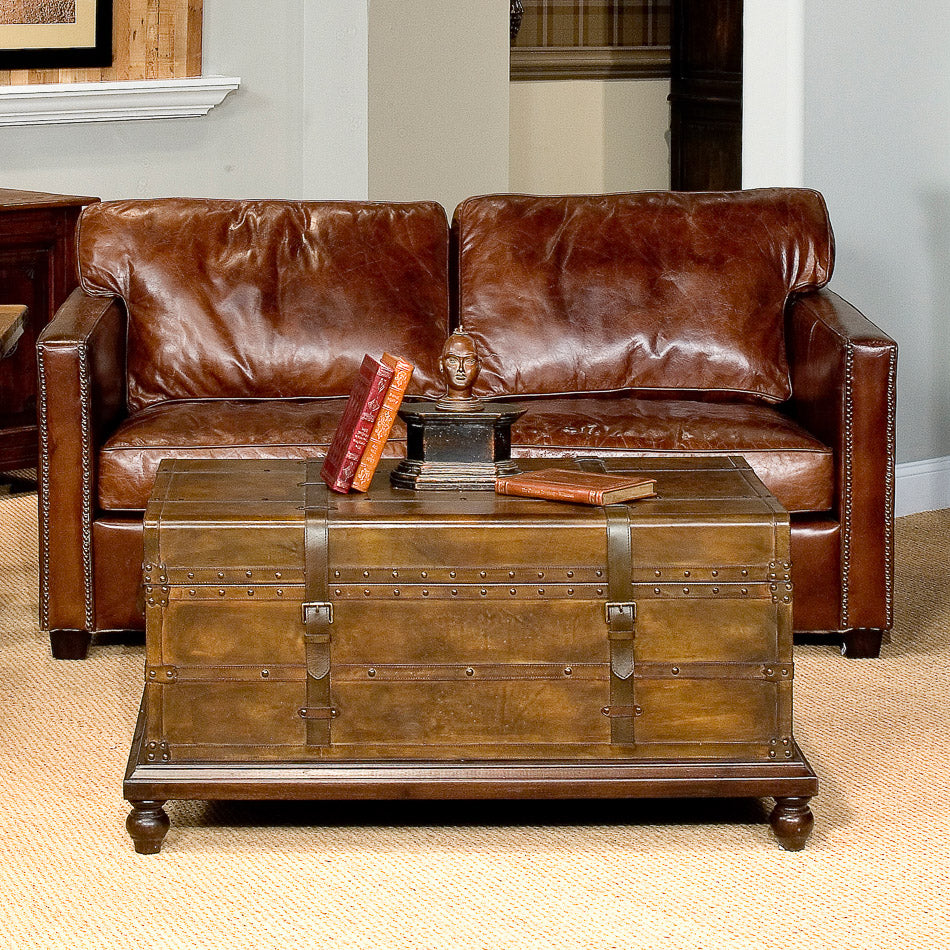 American Home Furniture | Sarreid - Laramie Trunk Coffee Table