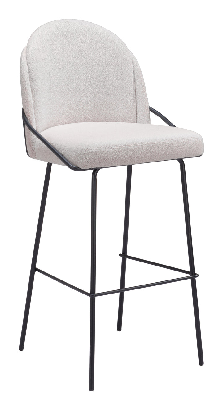 Jambi Barstool (Set of 2) Ivory - 109969