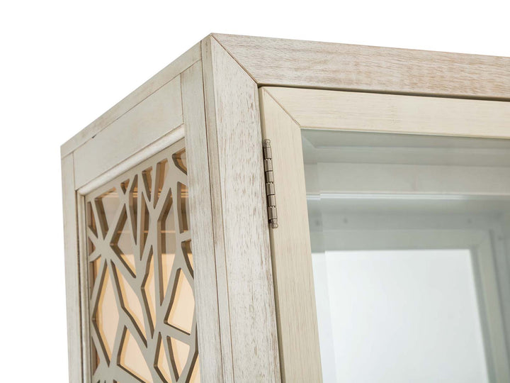 Lenox Acadia White Display Cabinet - D5490-08