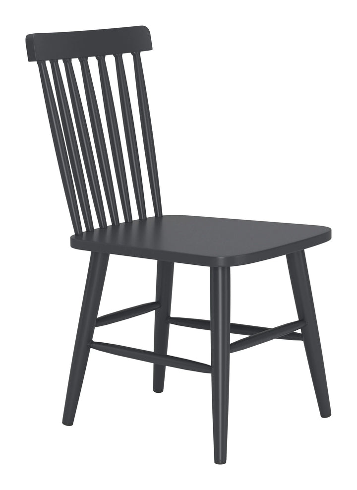 Zeilen Dining Chair (Set of 2) Black - AmericanHomeFurniture