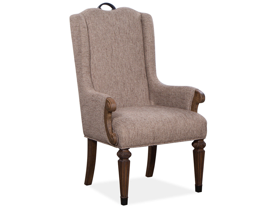Durango Willadeene Brown Upholstered Host Chair - Set of 2 - D5133-76