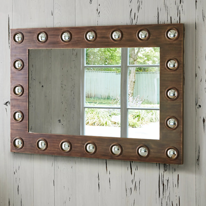 Bull's Eye Mirror - AmericanHomeFurniture