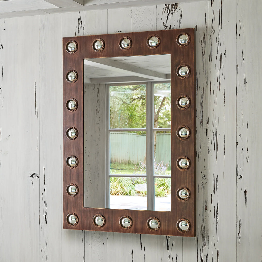 Bull's Eye Mirror - AmericanHomeFurniture