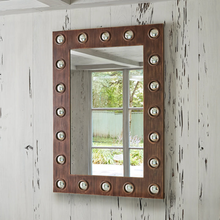 Bull's Eye Mirror - AmericanHomeFurniture