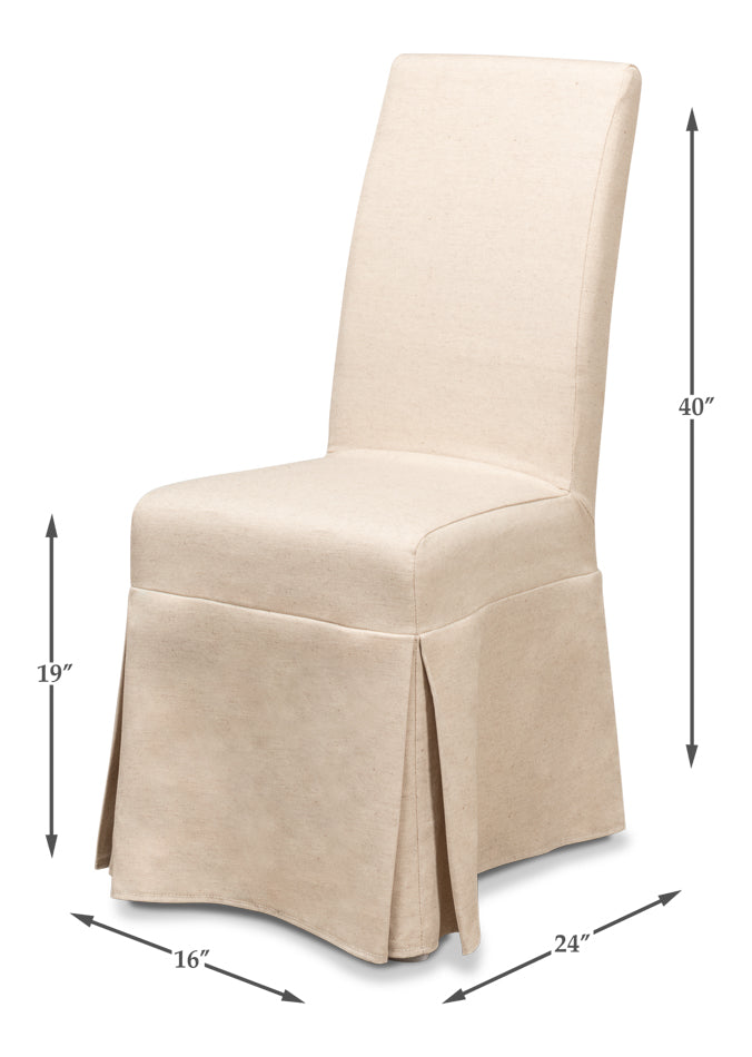 American Home Furniture | Sarreid - Draped Side Chair - Set of 2