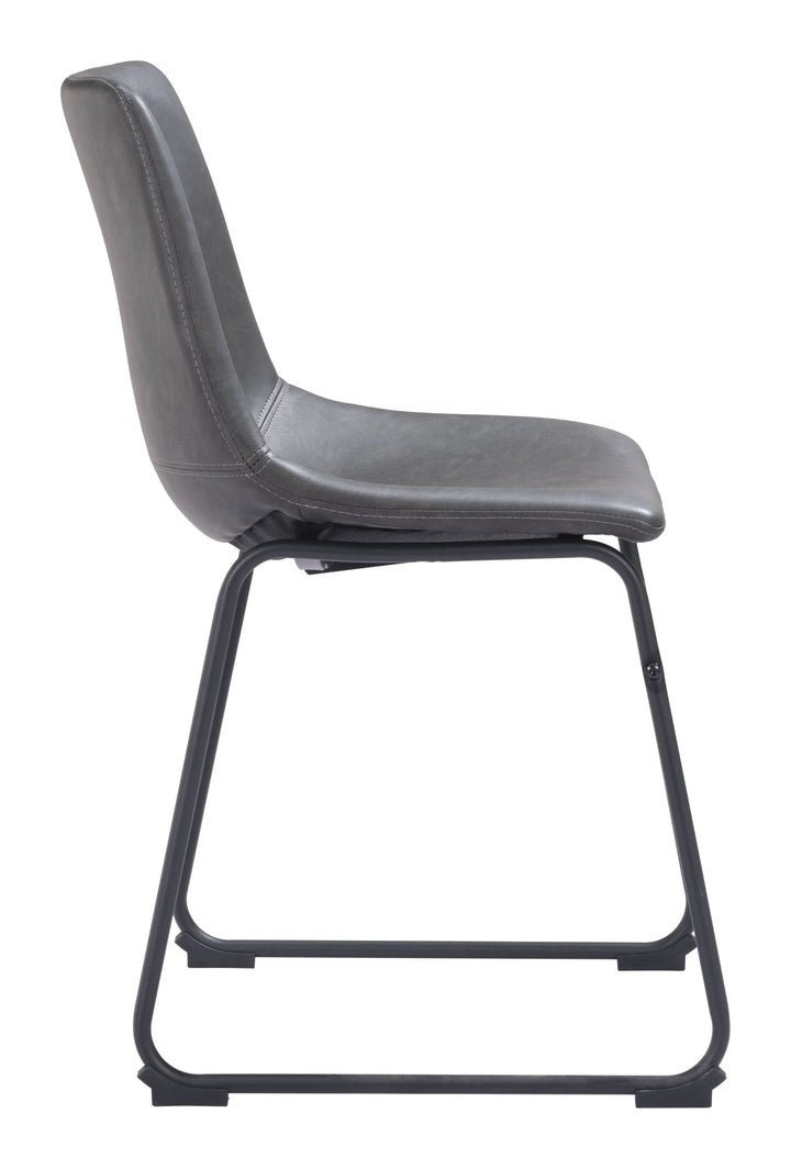Smart Dining Chair (Set of 2) Charcoal - AmericanHomeFurniture
